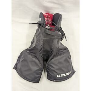 Bauer lil Sport Youth Specific Size Large Black Hockey Pants Black and Red